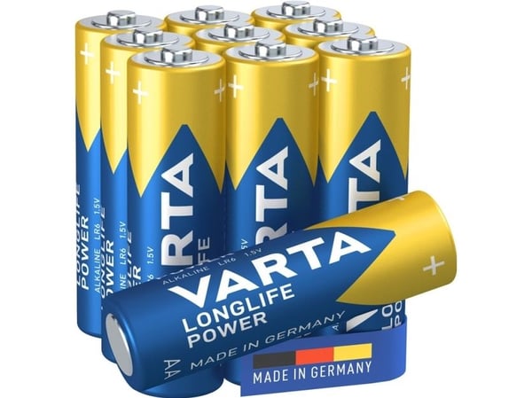 Varta Longlife Power - Batteri 10 x AA / LR6 - Alkalisk