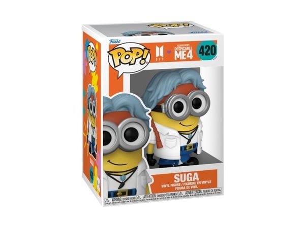FUNKO POP! vinylfigur: BTS x Despicable Me 4 - Suga