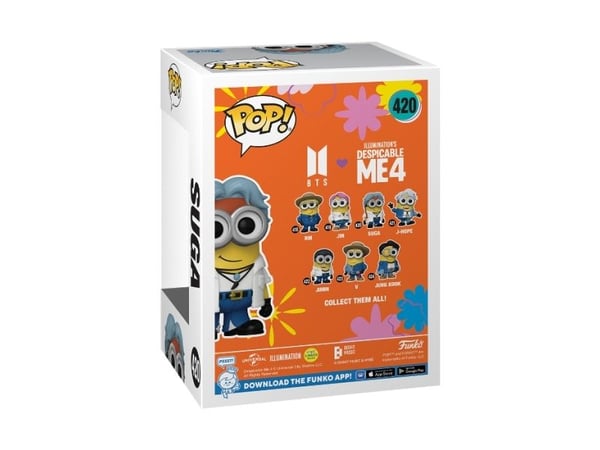 FUNKO POP! vinylfigur: BTS x Despicable Me 4 - Suga