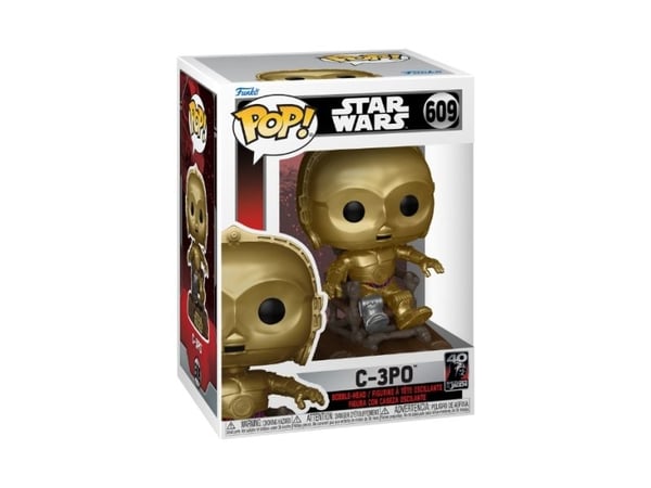 Funko POP Vinyl SW RotJ 40th C3P0 in chair