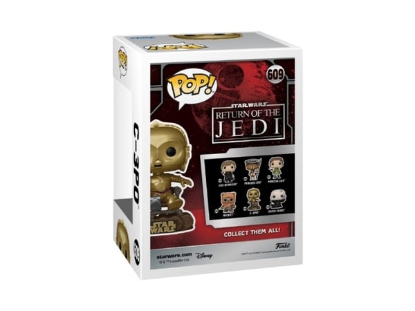 Funko POP Vinyl SW RotJ 40th C3P0 in chair