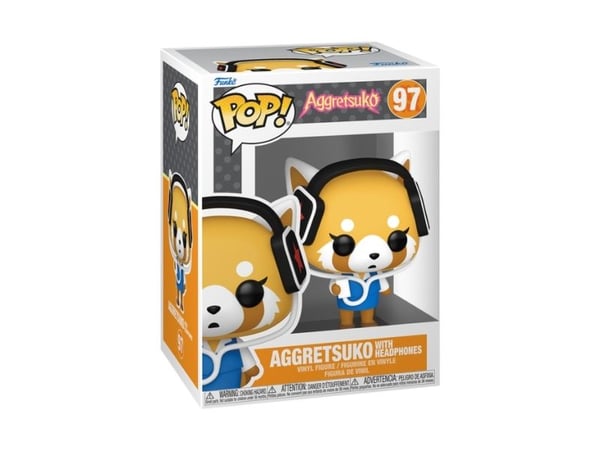 FUNKO POP! Vinyl Figure: Sanrio - Aggretsuko (w/ Headphones)