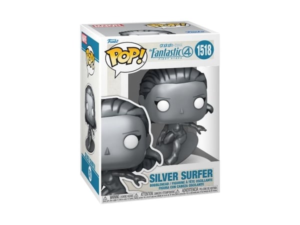 FUNKO POP! vinylfigur av Marvel: De fantastiske fire: Første skritt - Silver Surfer