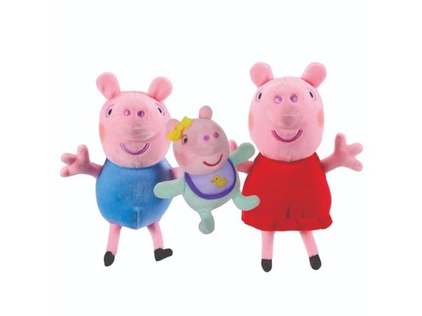 PEPPA PLUSH 3PK
