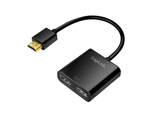 LogiLink HD0061 - HDMI-Splitter 1x2-Port 4K/60 Hz Downscaler