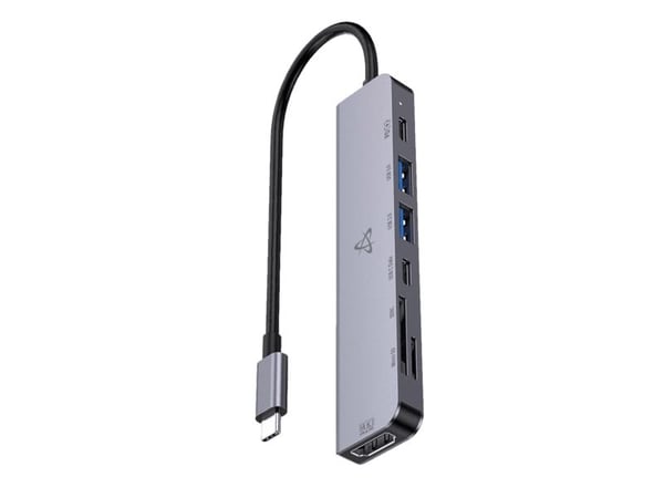 Sbox H-999 7in1 USB-C šakotuvas