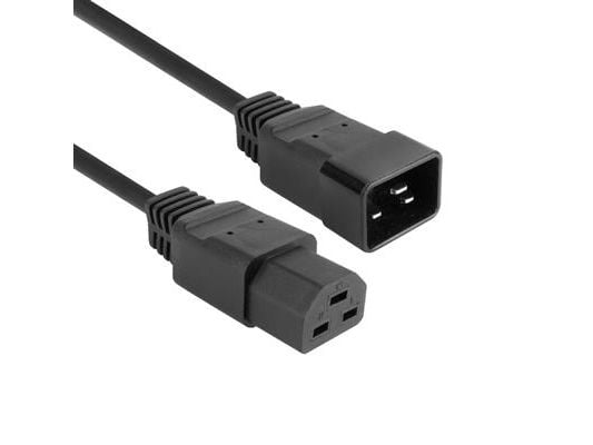 ACT strömkabel C20 - C21 IEC60320 svart 2 m (AK5344)