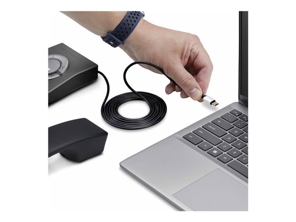 StarTech.com USB-C to RJ9 Adapter for Office Phone Handset or Wired/Wireless Headset, Use Existing Landline Hardware, 6ft/1.8m, For Laptop/Desktop ...