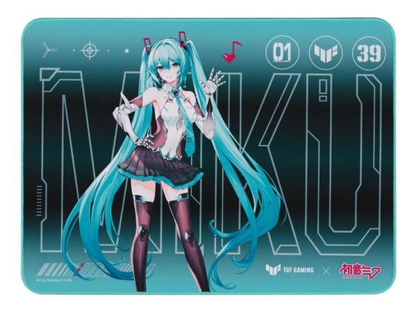 ASUS TUF Gaming P1 Hatsune Miku Edition - Musematte - blågrønn