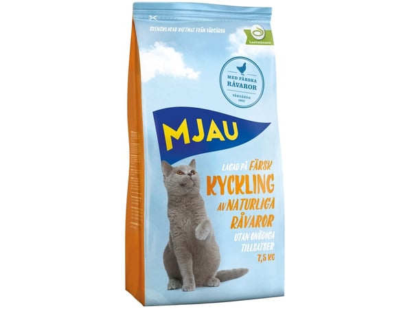 MJAU MjauTørr Kylling 17440 7,5kg