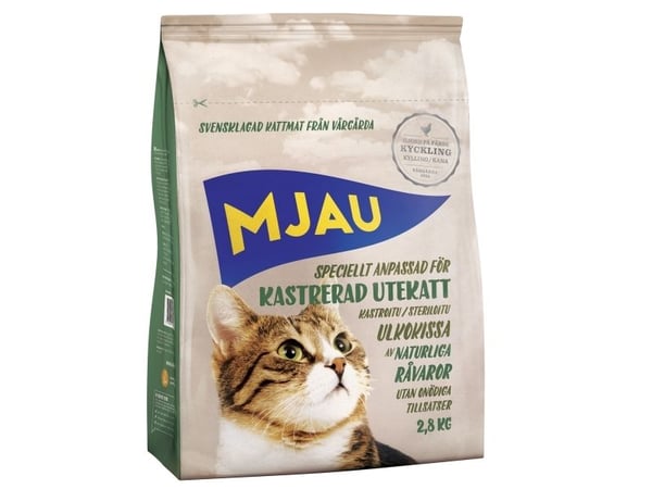 MJAU Mjau Kastrerad søyer dekker 2,8kg