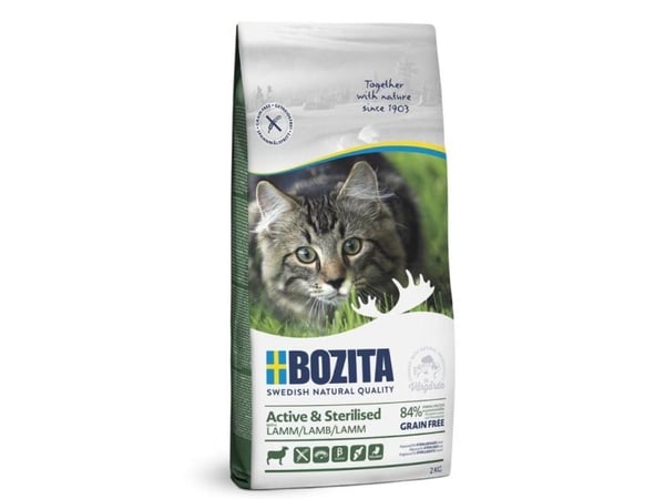 Bozita Active & Sterilised-Grain free Lamb, Voksen, Lam, 2 kg, Kornfritt Bozita Active & Sterilised-Grain free Lamb, Voksen, Lam, 2 kg, Kornfritt