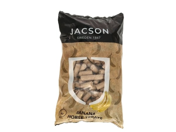 JACSON Hestegodbiter med banansmak 3 kg