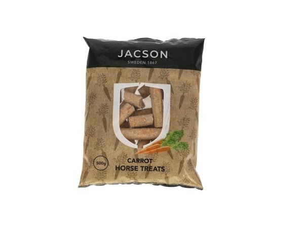 JACSON Hestegodbiter med gulrotsmak 500g