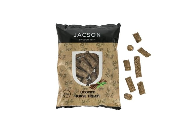 JACSON Hestegodbiter med lakrissmak 3 kg
