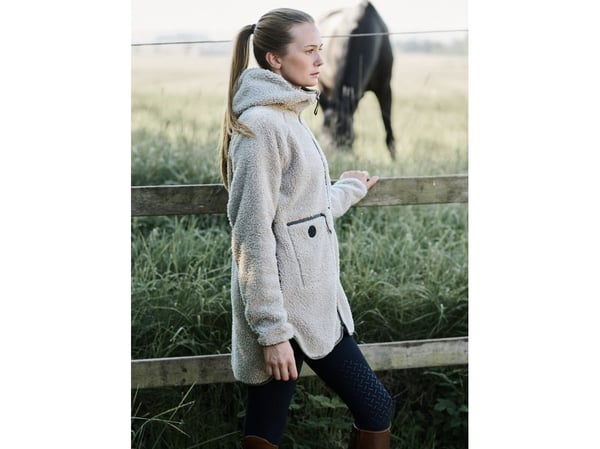 Jacson Nora Teddyjacka Beige