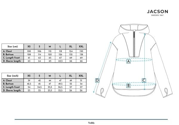Jacson Nora Teddyjacka Beige L