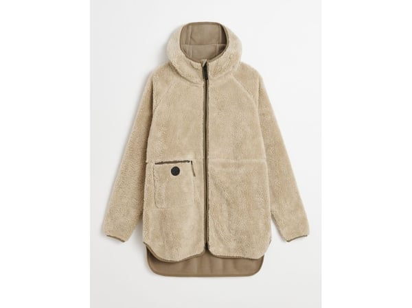 Jacson Nora Teddyjacka Beige Xxl