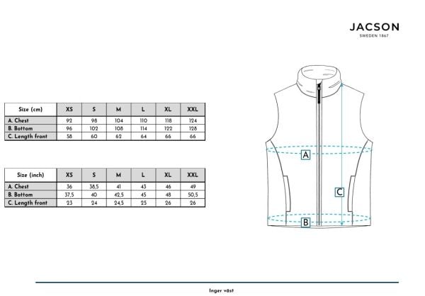 Jacson Inger Fleece-liivi Beige M