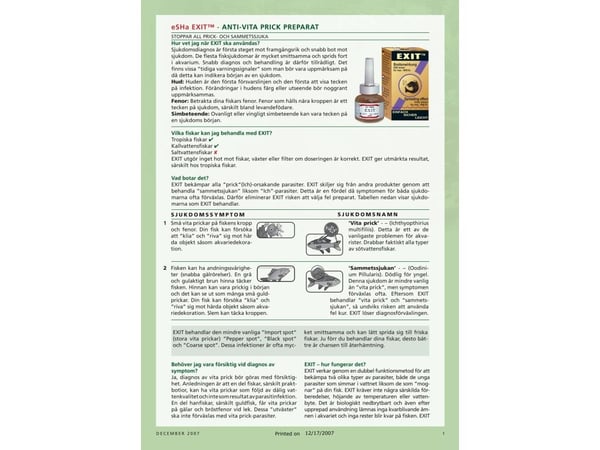 Seahorse Exit Medicin 20ml