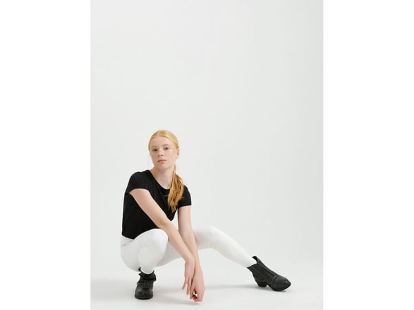 Jacson Hedvig Ridebukse helskodd junior hvit 146-152