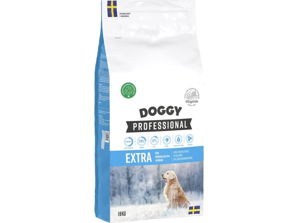 Doggy Professional Extra Hundfoder 18kg