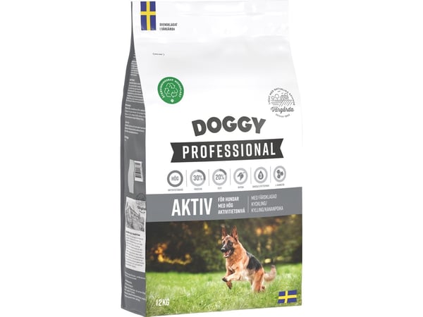 Doggy Professional Aktiv Hundfoder 12kg Doggy Professional Aktiv Hundfoder 12kg