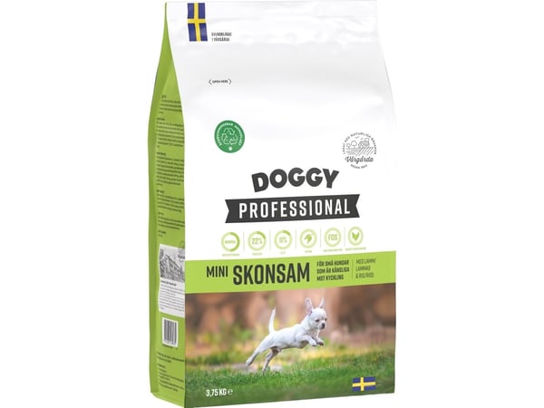 Doggy Professional Mini Skonsam Hundfoder 3,75kg
