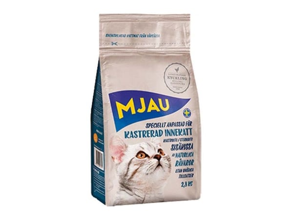 MJAU Kastrerad blekkkat 2,8kg