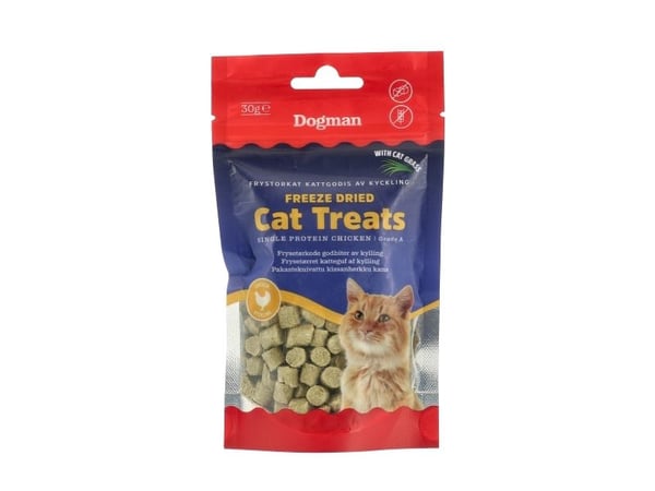 Dogman Freeze Dried Chicken Kattgodis 30g