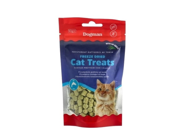 Dogman Freeze Dried Cod Kattgodis 30g