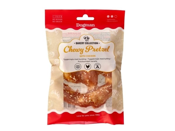 Dogman Bakery Collection Tuggkringla Med Kyckling 9cm 9cm