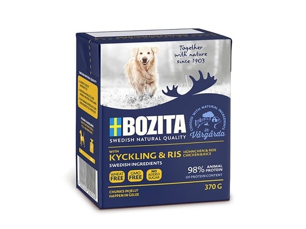 Bozita NATURALS med kylling og ris 370g