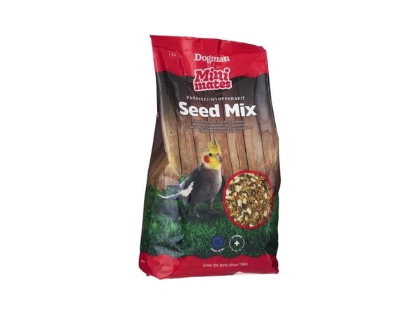 Dogman Mini Mates Seed Mix Parakeet 1kg