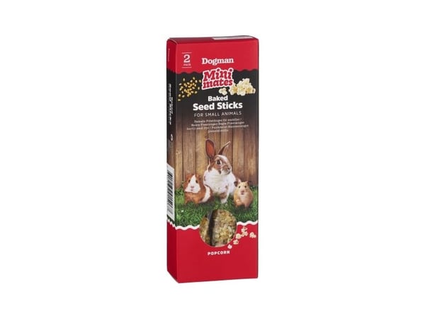Dogman Mini Mates rostade popcorn 2p 112g