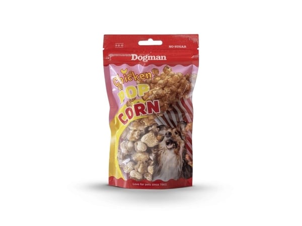 Dogman Popcorn Med Kyckling 50g