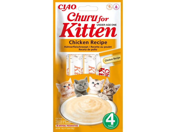 Churu Cat Kitten Chicken 4x14g