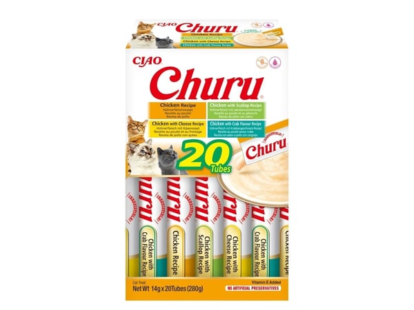 INABA Churu Variety box Chicken - Kattegodbidder - 20 x 14g
