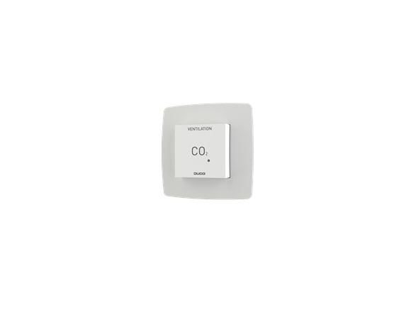 DUCO CO2-rumsensor med styrning RF/kabel, vit