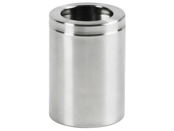 Avfallsbeholder, V-Part, stål matt, rustfritt stål, 1,5 l