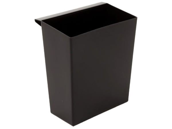 Indsats, V-Part, sort, PP, 9.5 l, til firkantet affaldsspand