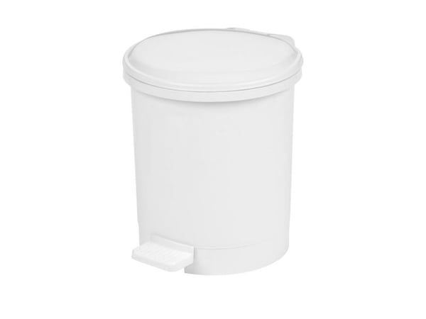 Pedalspand, V-Part, hvid, plast, 3 l