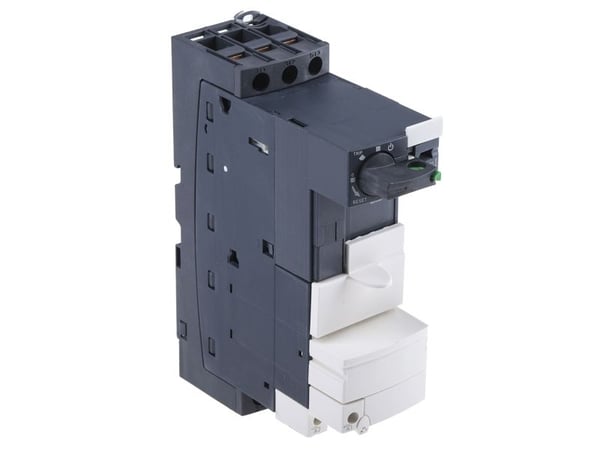 SCHNEIDER ELECTRIC TeSys motorstartmodul U, grundmodul 32A 3-polig + 1NO + 1NC - frånskiljare och kontaktor Skruvterminal