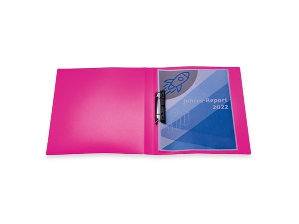 HERMA 19712, A4, Rund ring, Oppbevaring, Polypropylen (PP), Rosa, Rosa