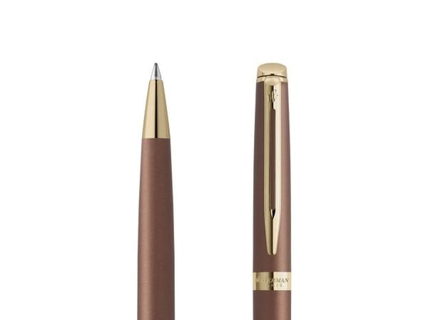 Waterman Hémisphère, Klips, Kulepenn som åpnes og lukkes ved vridning, Gjenfyllbar, Blå, 1 stykker