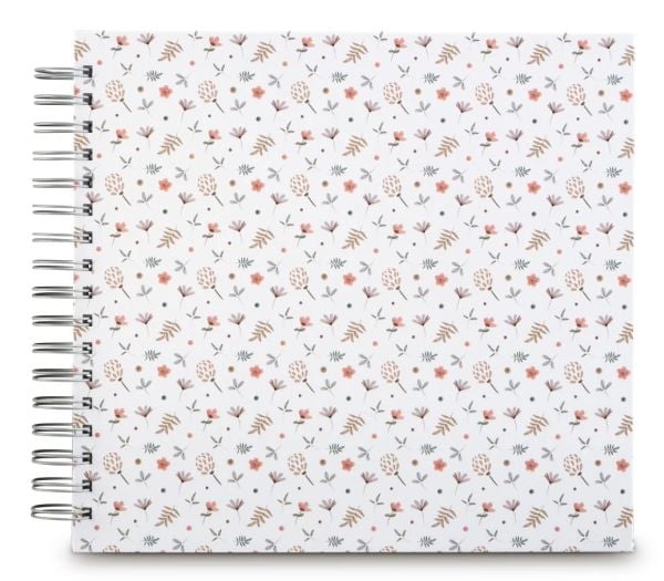 Hama Floral, Multifärg, 100 ark, Spiralbindning, 100 x 150 mm, Vit, 50 ark