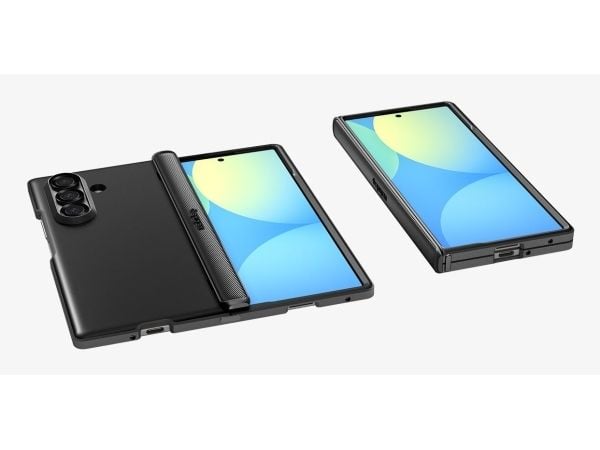Spigen Slim Armor Pro, Suojus, Samsung, Galaxy Z Fold 7, 20,3 cm (8"), musta