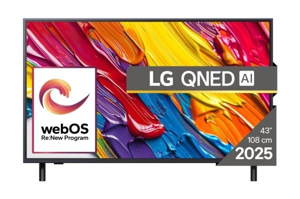 LG 43QNED82A3B - 43" Diagonalklasse QNED82 Series LED-bakgrunnsbelyst LCD TV - QNED AI - Smart TV - webOS - 4K UHD (2160p) 3840 x 2160 - HDR - Edge...
