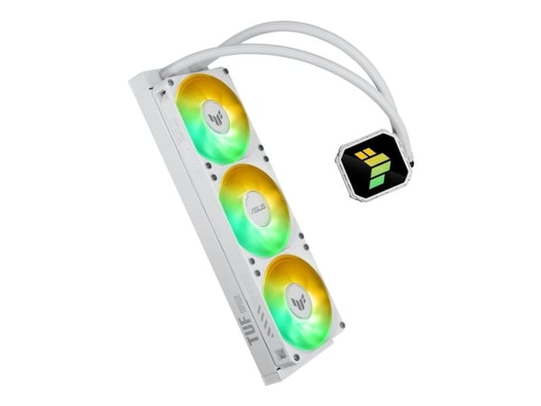 ASUS TUF Gaming LC III - White Edition - væskekjølesystem for prosessor - Radiatorstørrelse: 360 mm - (for: LGA1700, LGA1200, AM4, AM5, LGA1851) - ...