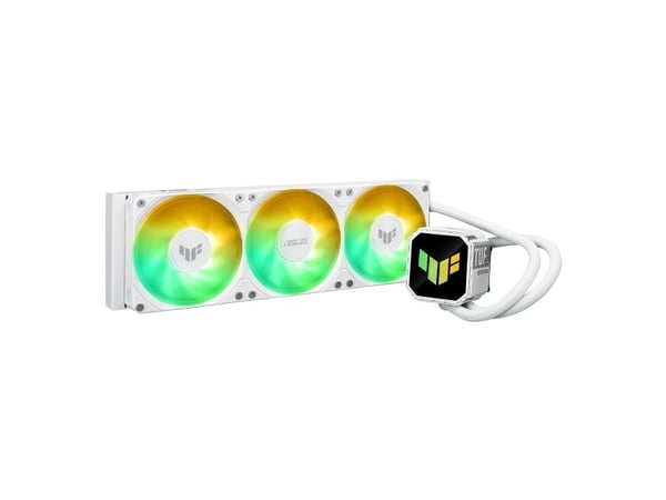 ASUS TUF Gaming LC III - White Edition - væskekjølesystem for prosessor - Radiatorstørrelse: 360 mm - (for: LGA1700, LGA1200, AM4, AM5, LGA1851) - ...